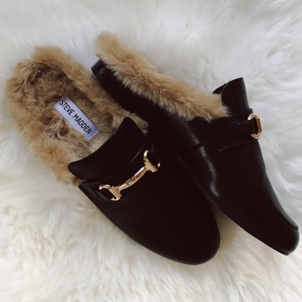 Steve Madden mules.